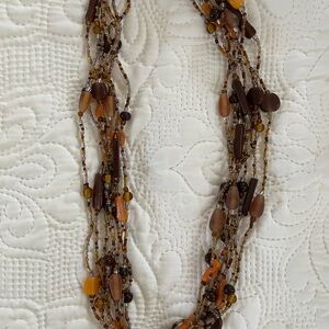 Multi-Strand Beaded Necklace